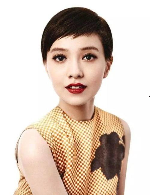 港台女明星短发,港台短发生女明星风采独领风骚